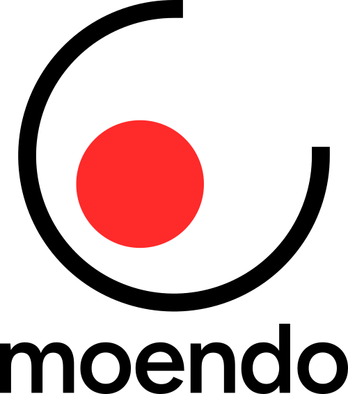 Emblem · stacked — black on transparent