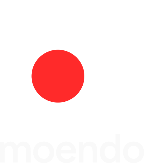 Emblem · stacked — white on transparent