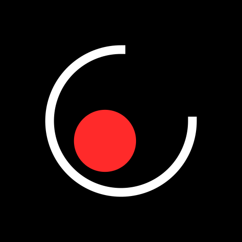 Full colour — white on black